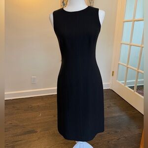 Giorgio Armani Classic Black Midi Dress